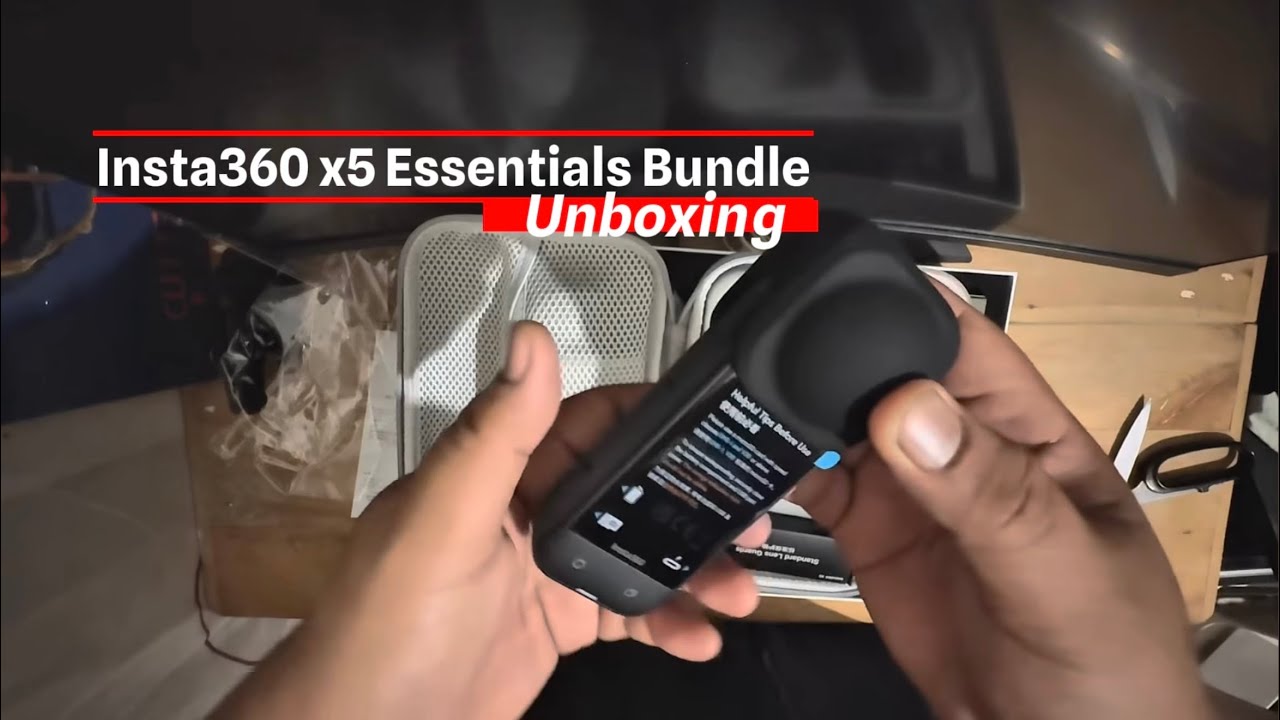 Insta360 X5 Unboxing, No Cut (No Cleaning Sticker Included)