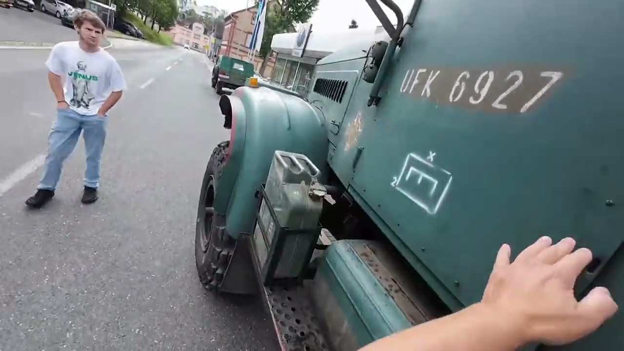 Fahrt zum Oldtimertreffen nach Wilzschhaus mit Kraz 255b am 13.07.2024