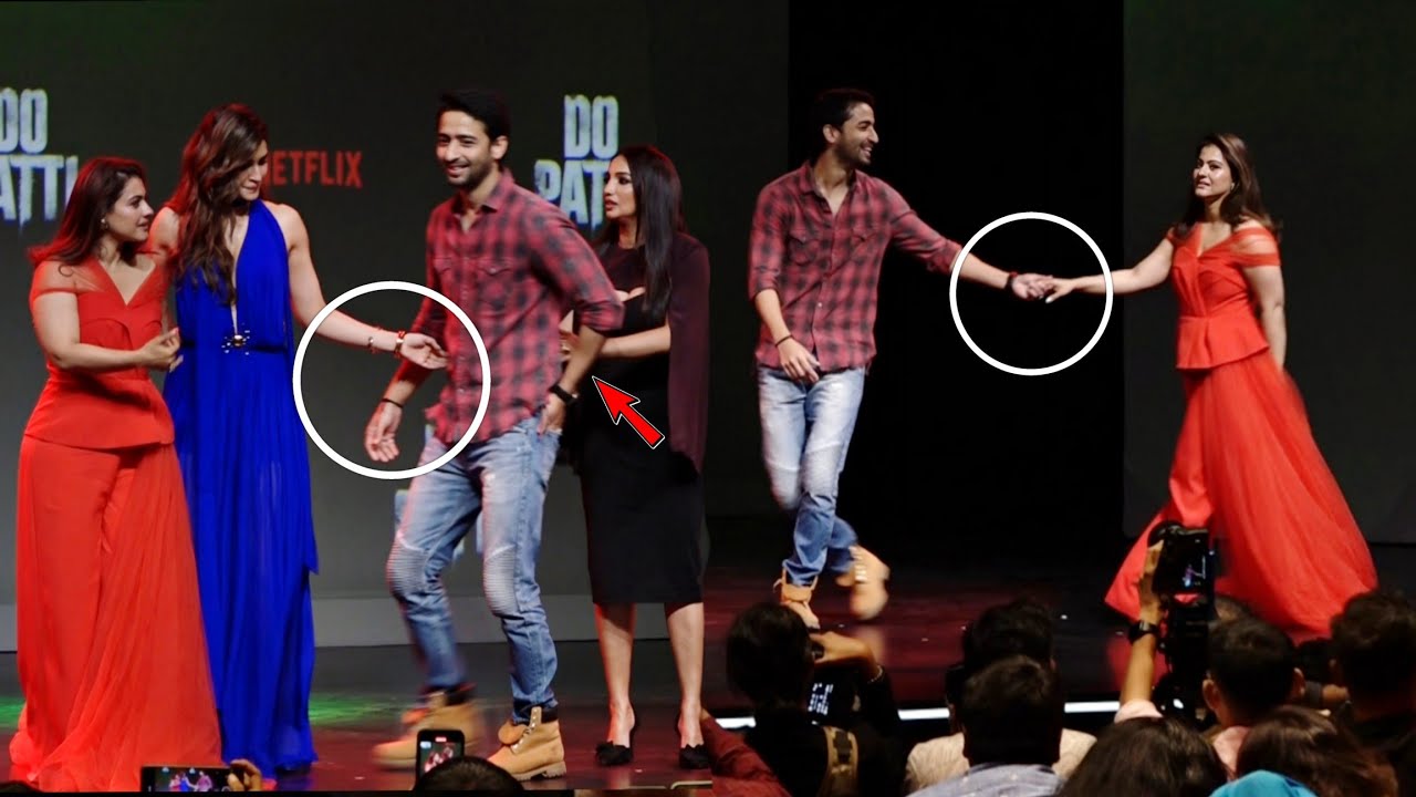 When Shaheer Sheikh Got Nervous,Kajol And Kriti Sanon Pushed Him For Media Photo At Trailer Launch