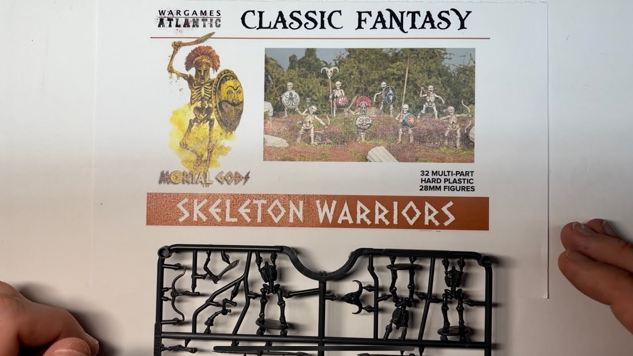 Let’s Look at Wargames Atlantic Skeleton Warriors | Plastic Miniature Review