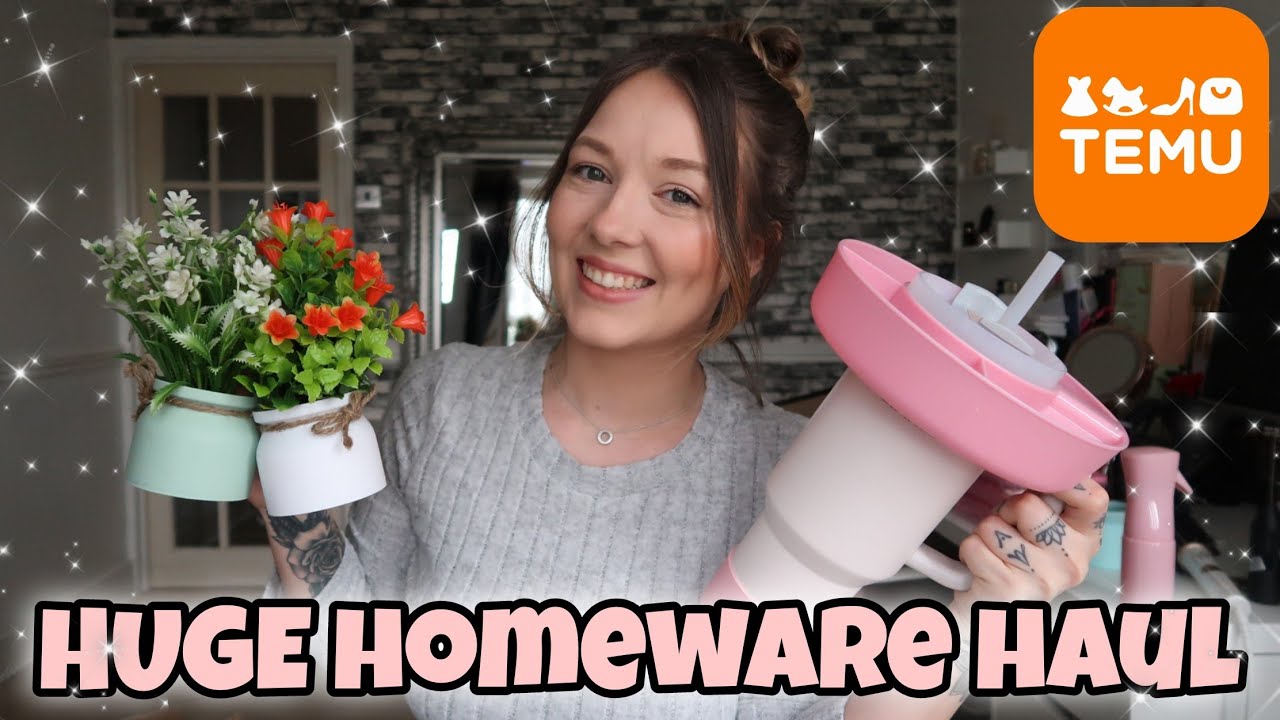 HUGE TEMU HAUL | 2025 SPRING HOMEWARE PRODUCTS | WHAT I ORDERED VS WHAT I GOT