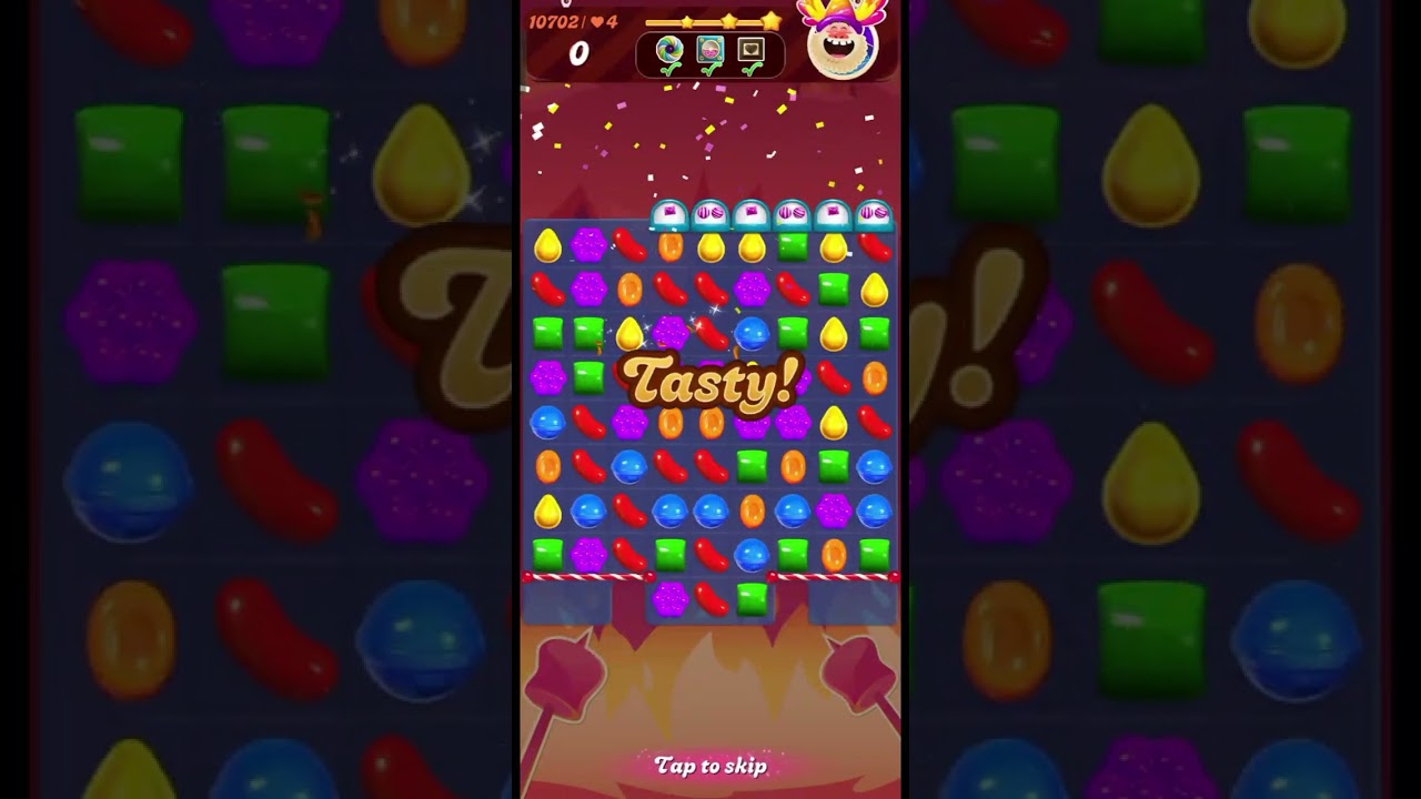 Candy crush saga level 10702 & 10703 | Candy crush 