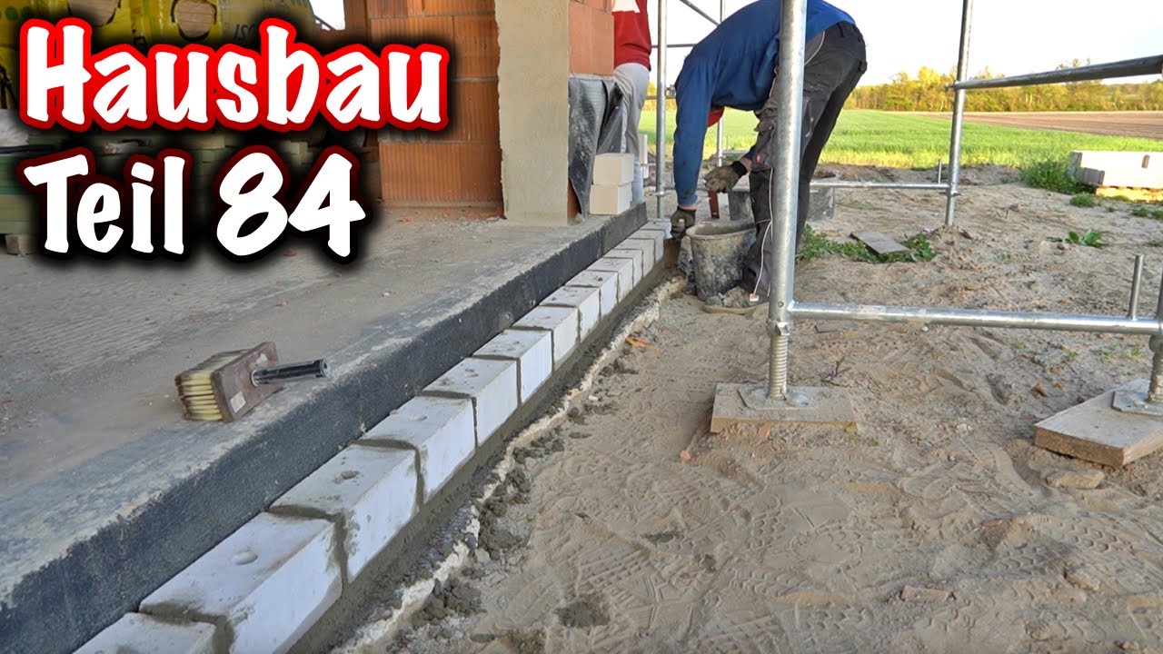Hausbau Teil 84! (Untergrund für Klinker wird vorbereitet) ElektroM