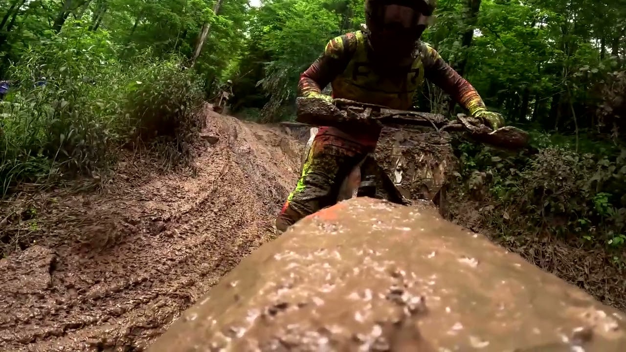Rear Facing Camera view of 2023 GNCC Rd. 9 Snowshoe, WV 6th Place Masters A 50+ 2 laps