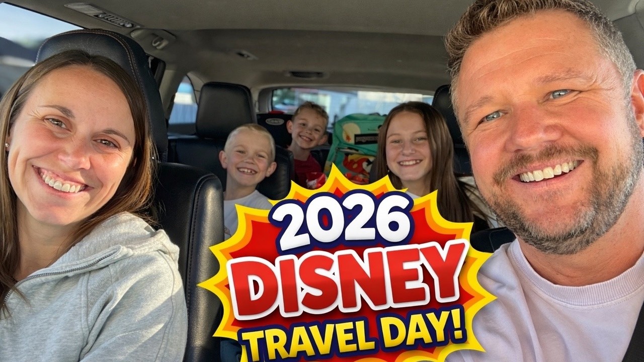 DISNEYLAND TRAVEL DAY 2026- UTAH TO CALIFORNIA!