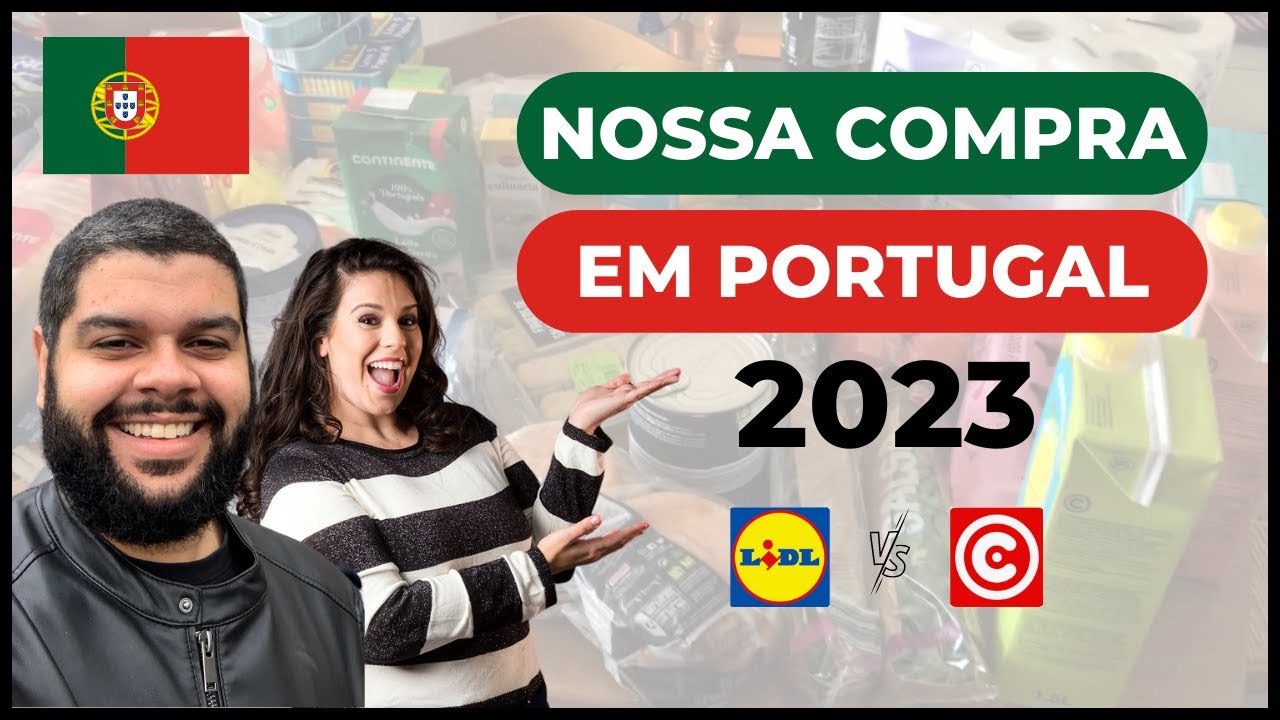 Mercado Semanal em Portugal 2023 | Comparação Continente x Lidl | Quanto Gastamos?