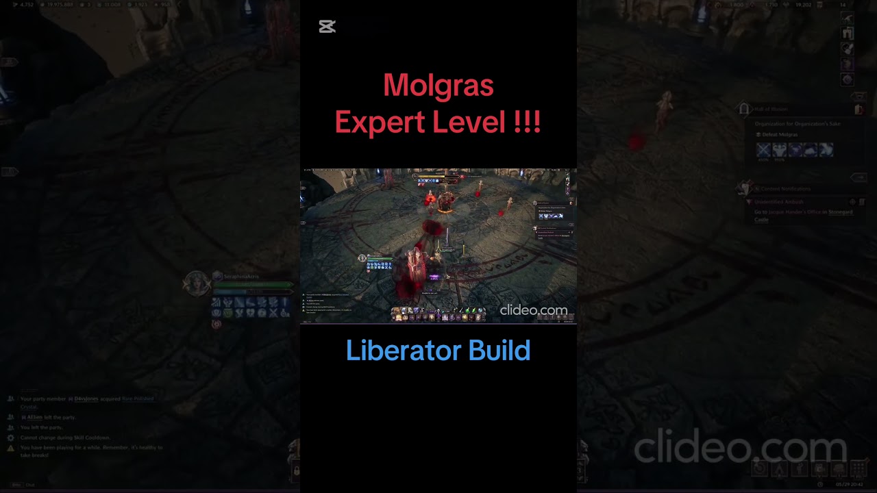 🗡️Molgras | Expert Level Fight 🔥| Liberator #shorts