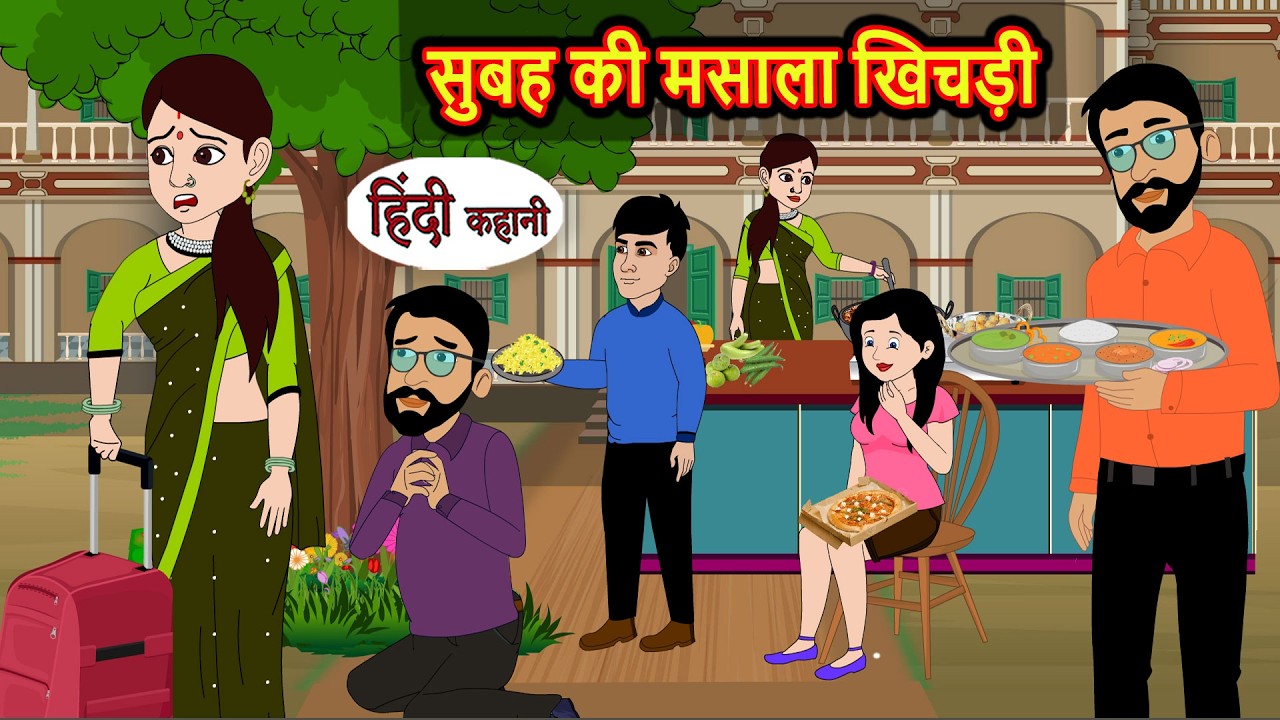 सुबह की मसाला खिचड़ी Subha Ki Masala Khichdi | Story in Hindi | Bedtime Stories | Moral Story Kahani