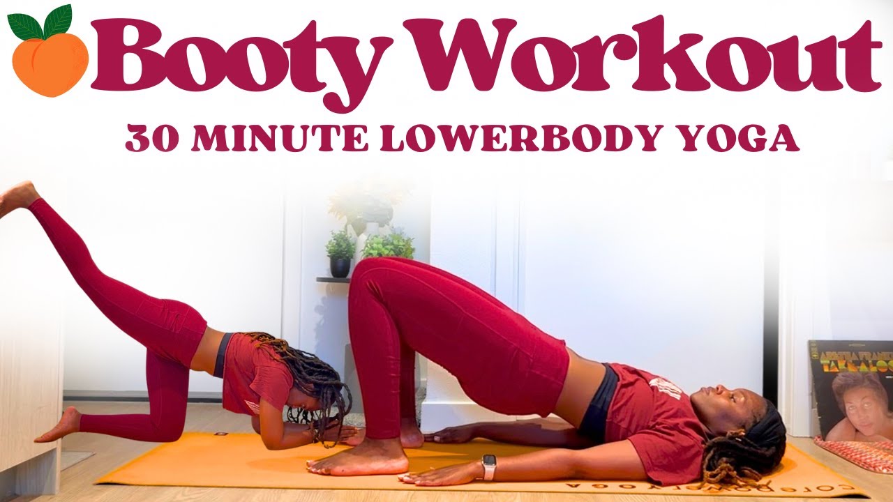 30 Min Yoga BOOTY Workout 🍑 | Tone Legs + Grow Glutes (No Equipment) | Black Yoga Instructor