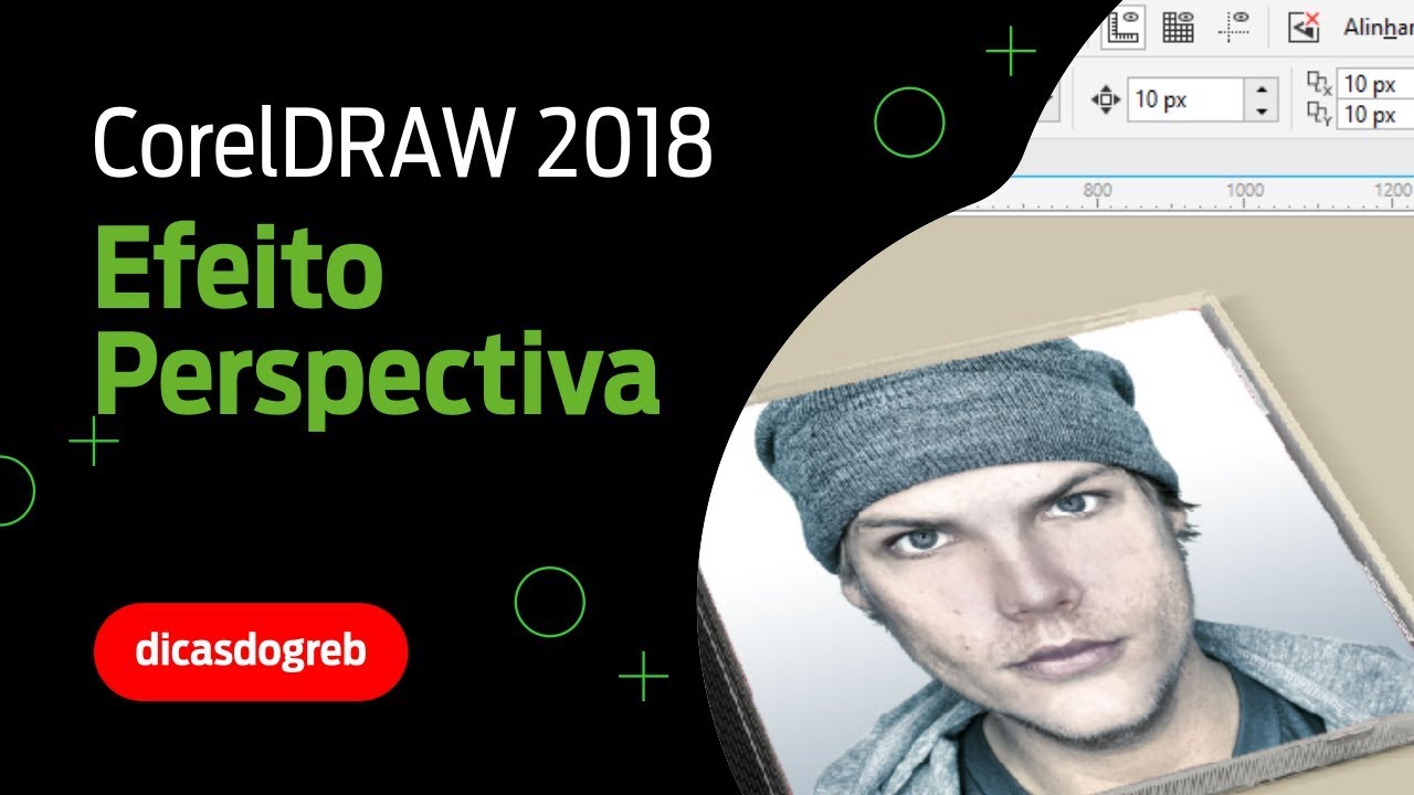 CorelDRAW 2018 - Perspectiva em Bitmaps