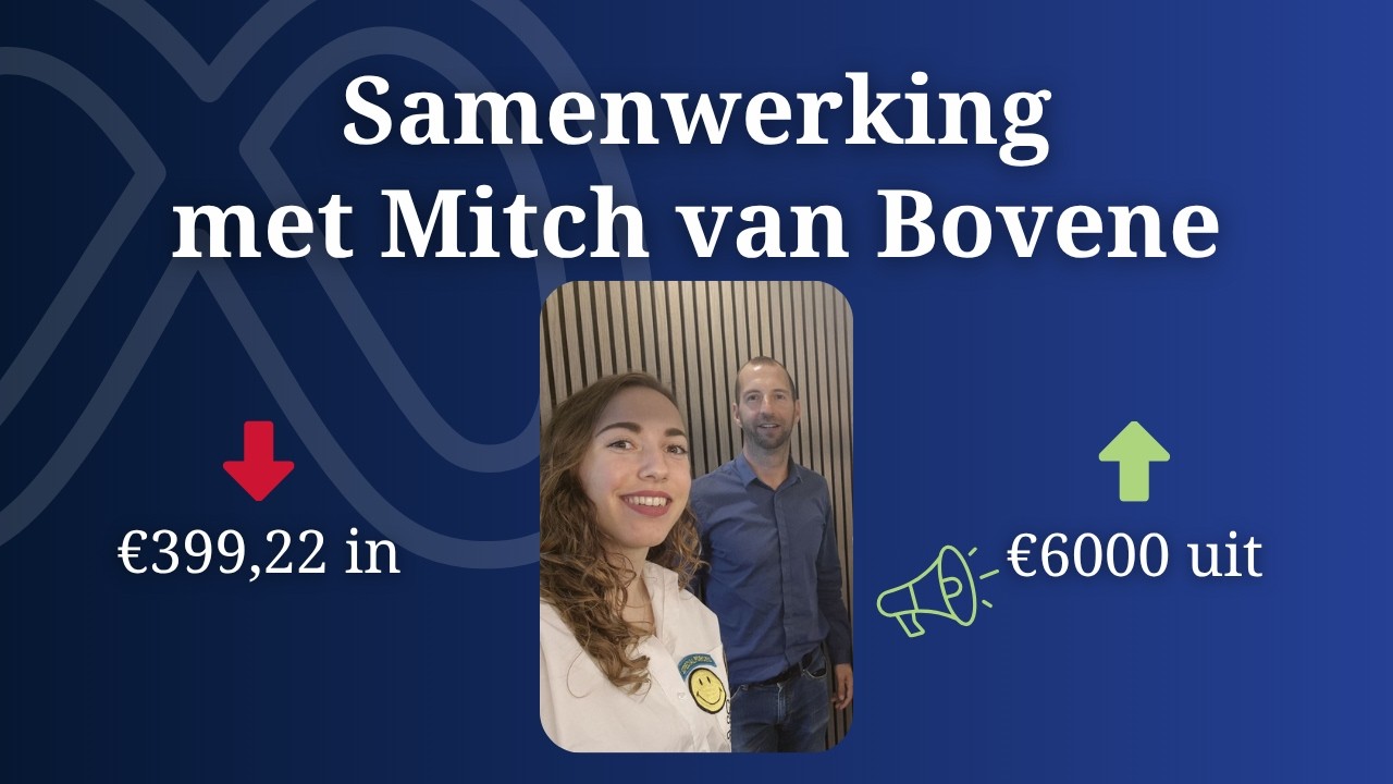 Winstexpert Mitch verdiende 15x zijn investering terug met Meta ads