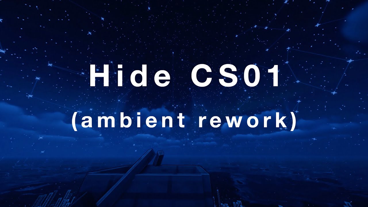 dorian concept - hide (CS01 Version), but it's ambient and belongs in minecraft