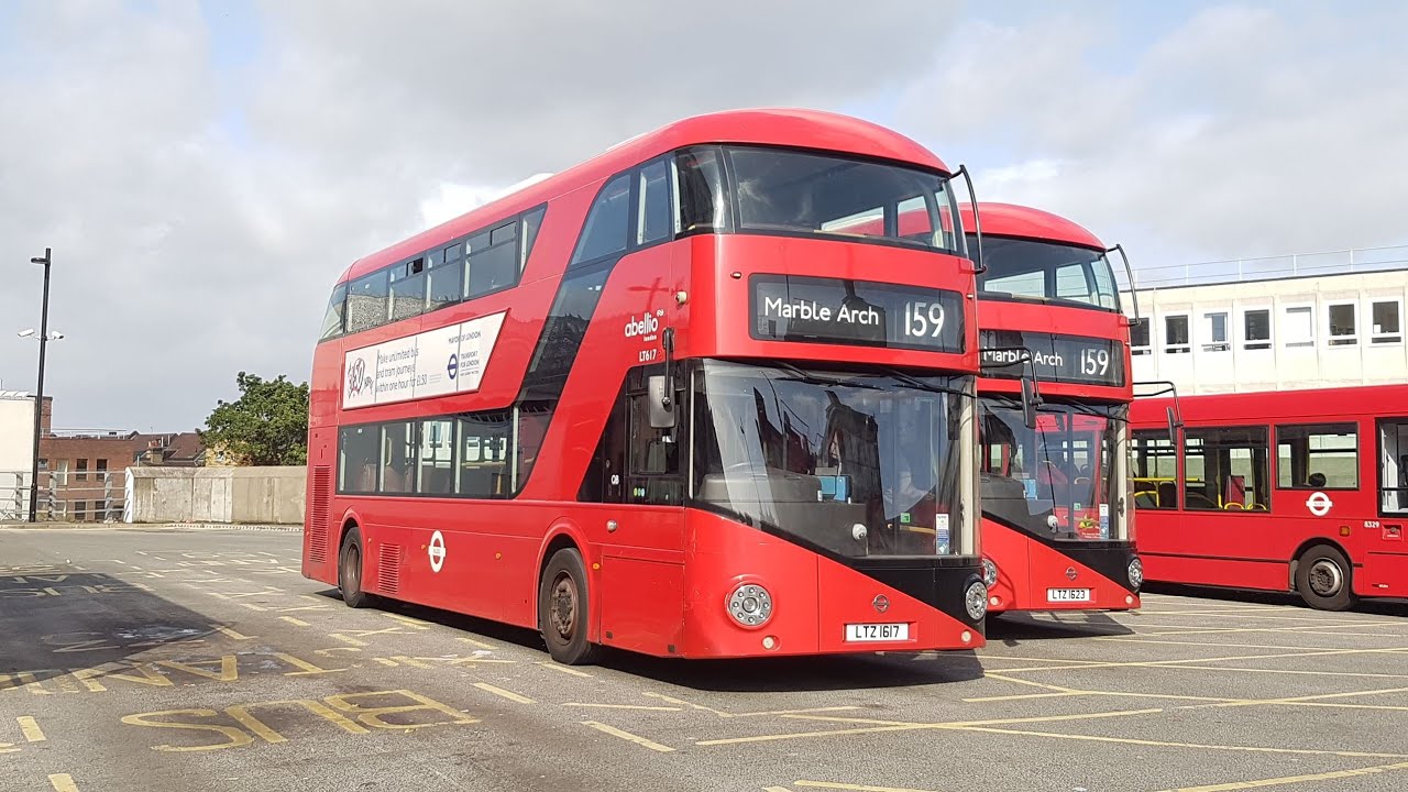 Full Journey on the Route 159 (LT617 LTZ1617) NB4L Wright Boris Routemaster Abellio London