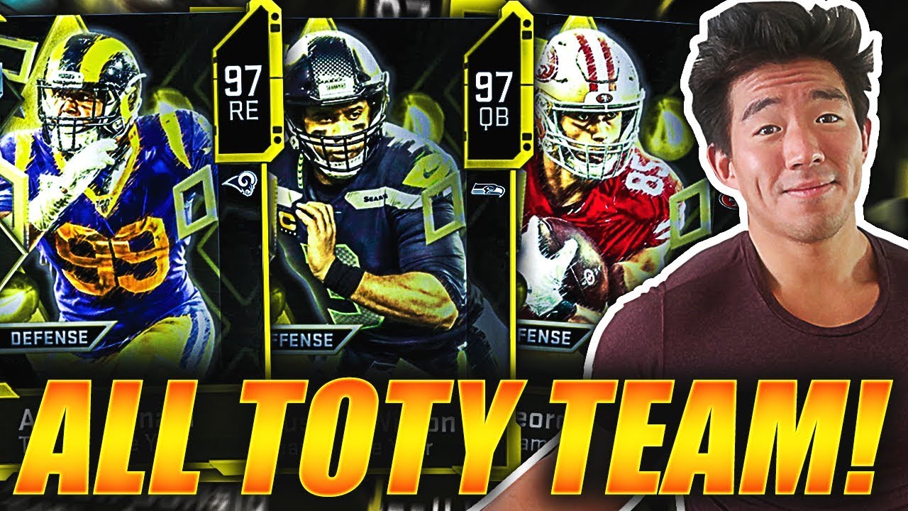 ALL 'TEAM OF THE YEAR' LINEUP! THIS TEAM COSTS WAY TOO MUCH! Madden 20 Ultimate Team