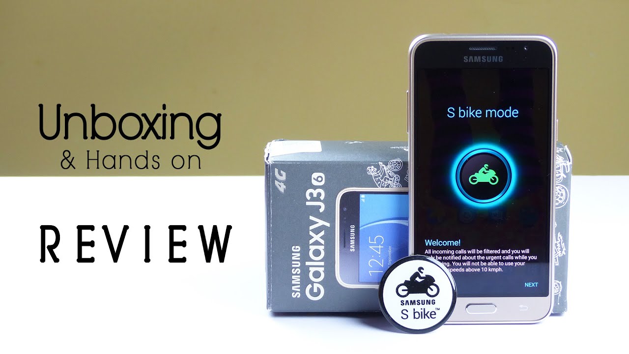 Samsung GALAXY J3 2016 Unboxing & Hands on REVIEW (INDIAN Unit)