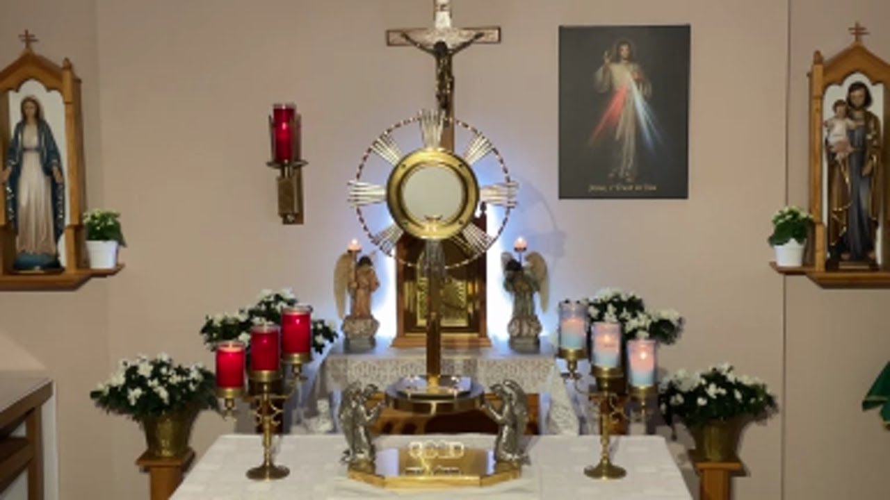 LIVE Eucharistic Adoration - Sisters of Divine Mercy