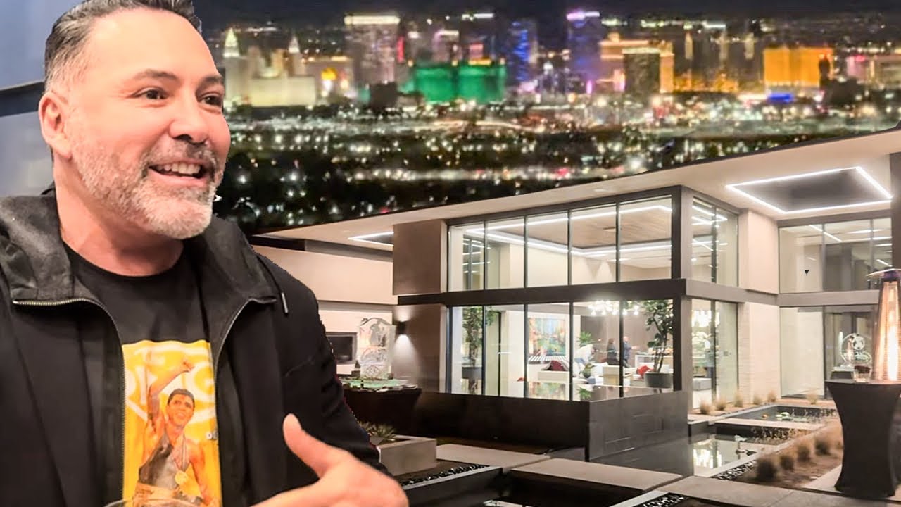 Oscar De La Hoya AMAZING NEW MANSION TOUR Overlooking LAS VEGAS STRIP; Reveals BIG PLANS for 2024