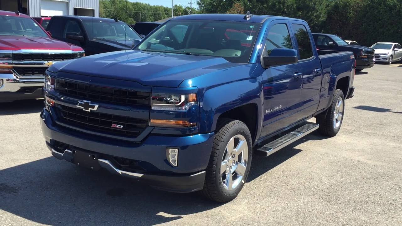 2016 Chevrolet Silverado 1500 4WD Double Cab LT Deep Ocean Blue Roy NIchols Motors Courtice ON