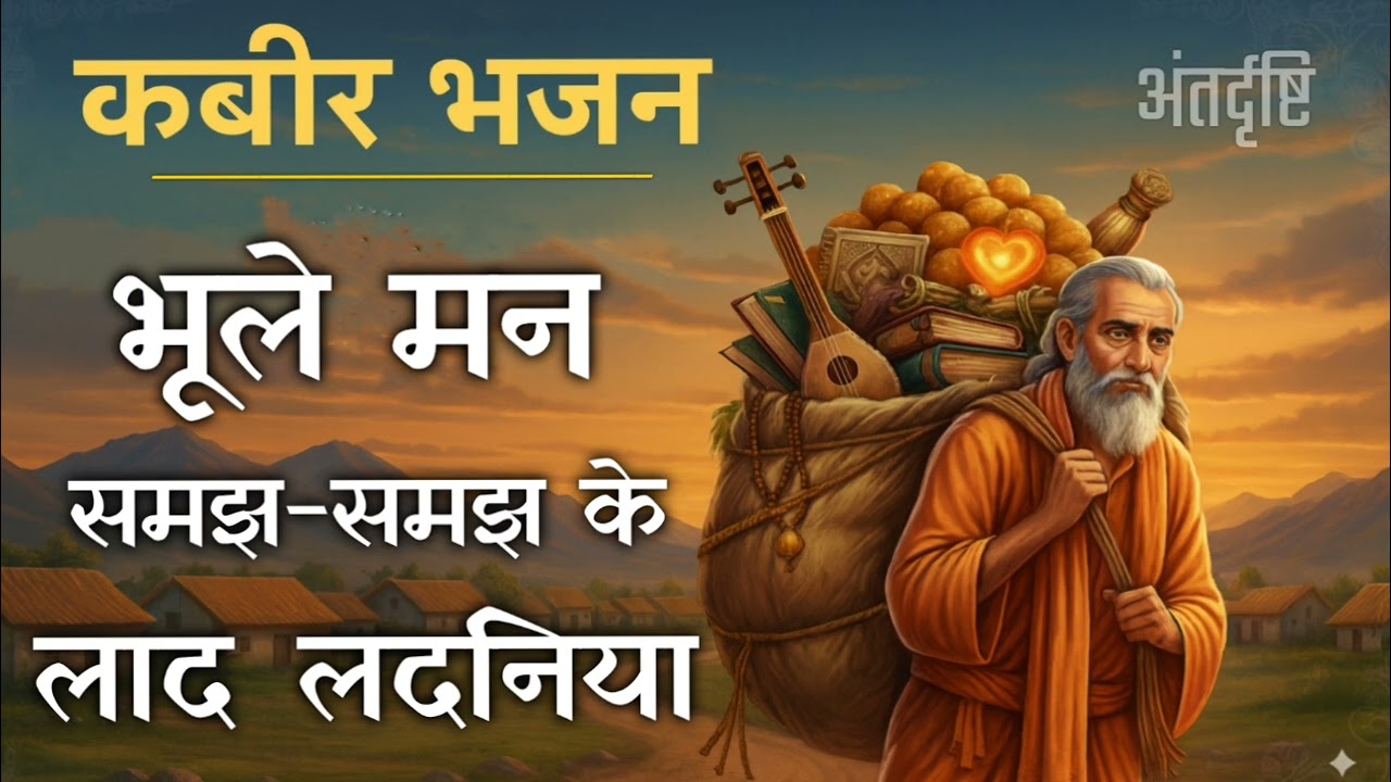 Kabir Bhajan: Bhoole Man Samajh Samajh Ke Laad Ladaniya. Inspired by Acharya Prashant. Antardrishti 