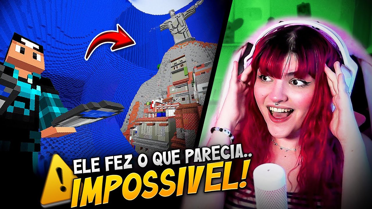 PRIMEIRA VEZ VENDO MENDRAKE: CRIEI UM TSUNAMI SEM MODS NO MINECRAFT!! 😱