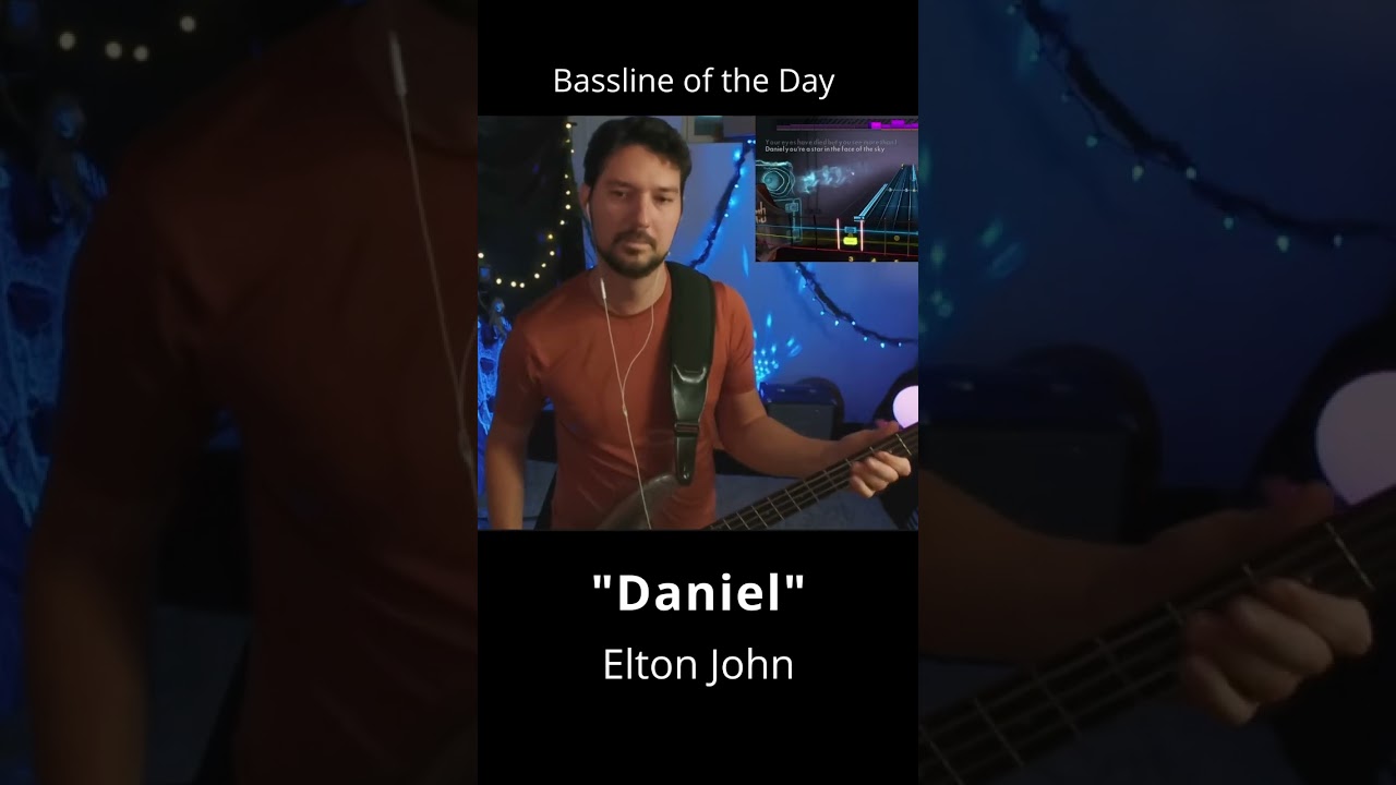 Daniel - Elton John - #bass line of the day - clip from #twitch