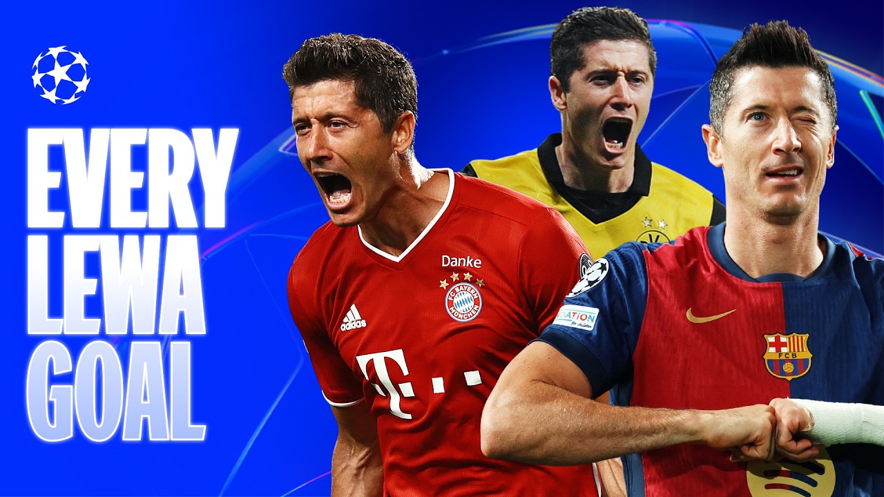 EVERY Robert Lewandowski Champions League Goal!