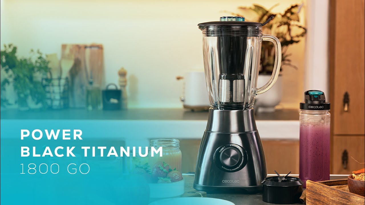 Jug blender Power Black Titanium 1800 Go