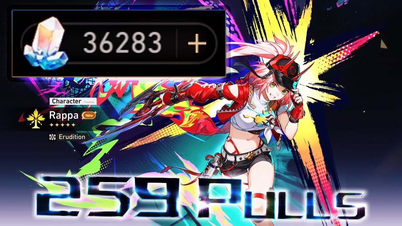 259 pulls on Rappa, and the result? | Honkai Star Rail Rappa Banner Test