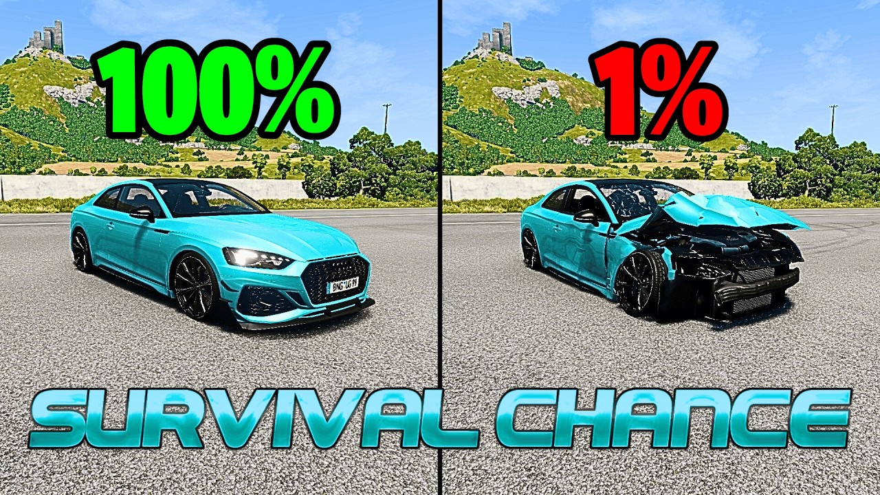 Realistic Survival Chance Crashes #291 | BeamNG.drive