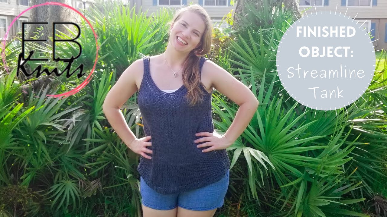 Gray Streamline Tank Finished Object: EB Knits Review