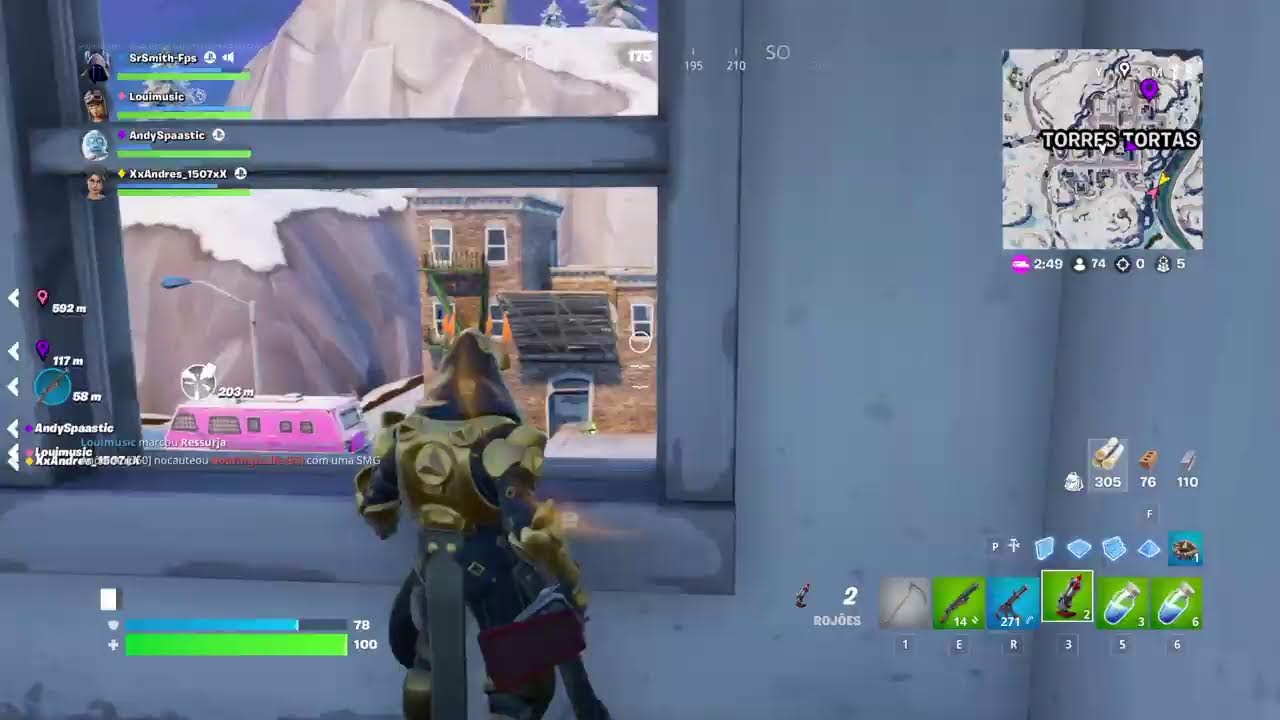 Fortnite (Raiz) Em busca da vitória xD