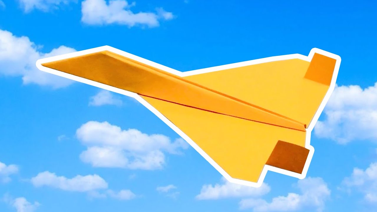 AVION EN PAPIER.COMMENT FAIRE UN AVION EN PAPIER