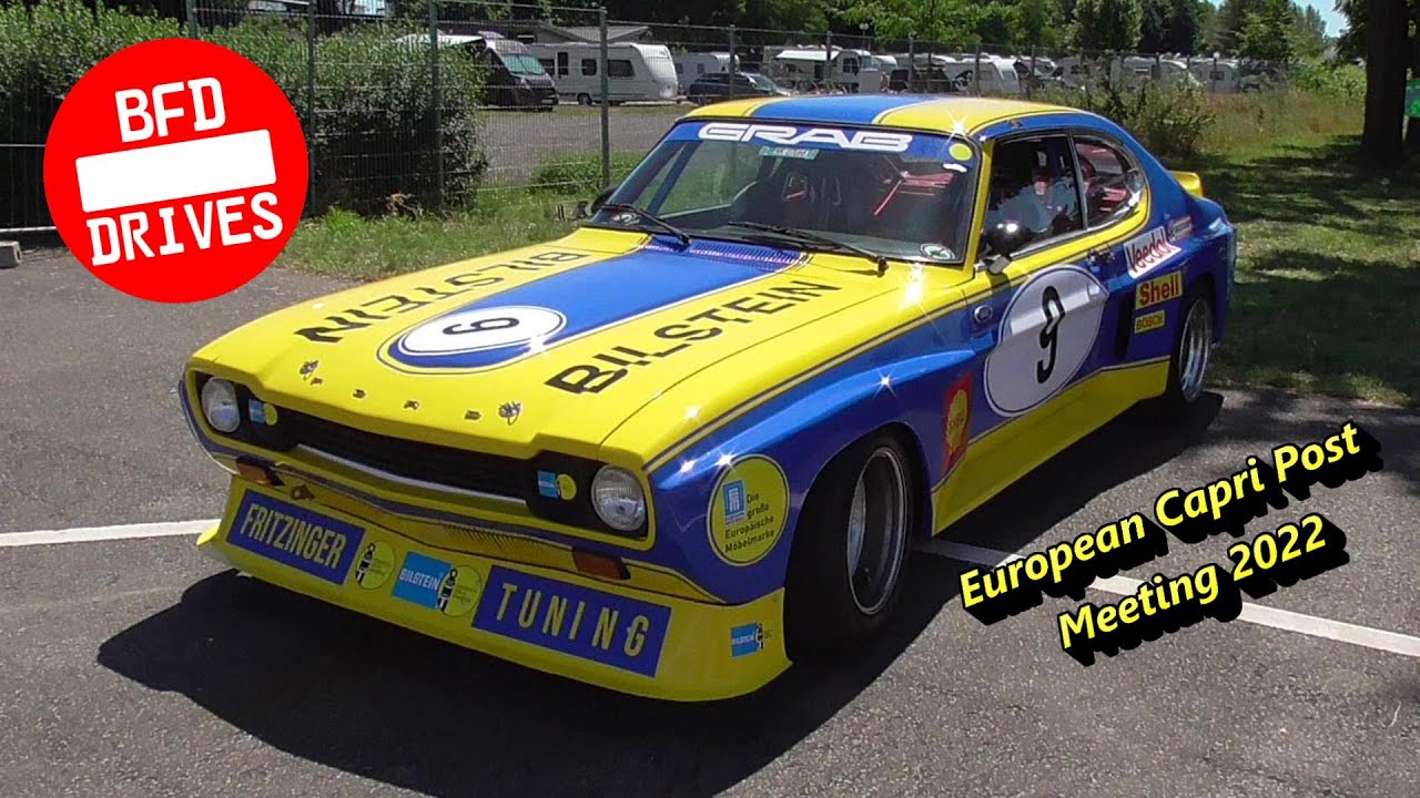 🚘 European Capri Post Meeting 2022 ⛔️ Ford Capri Treffen 2022 🚦 Speyer 🚗