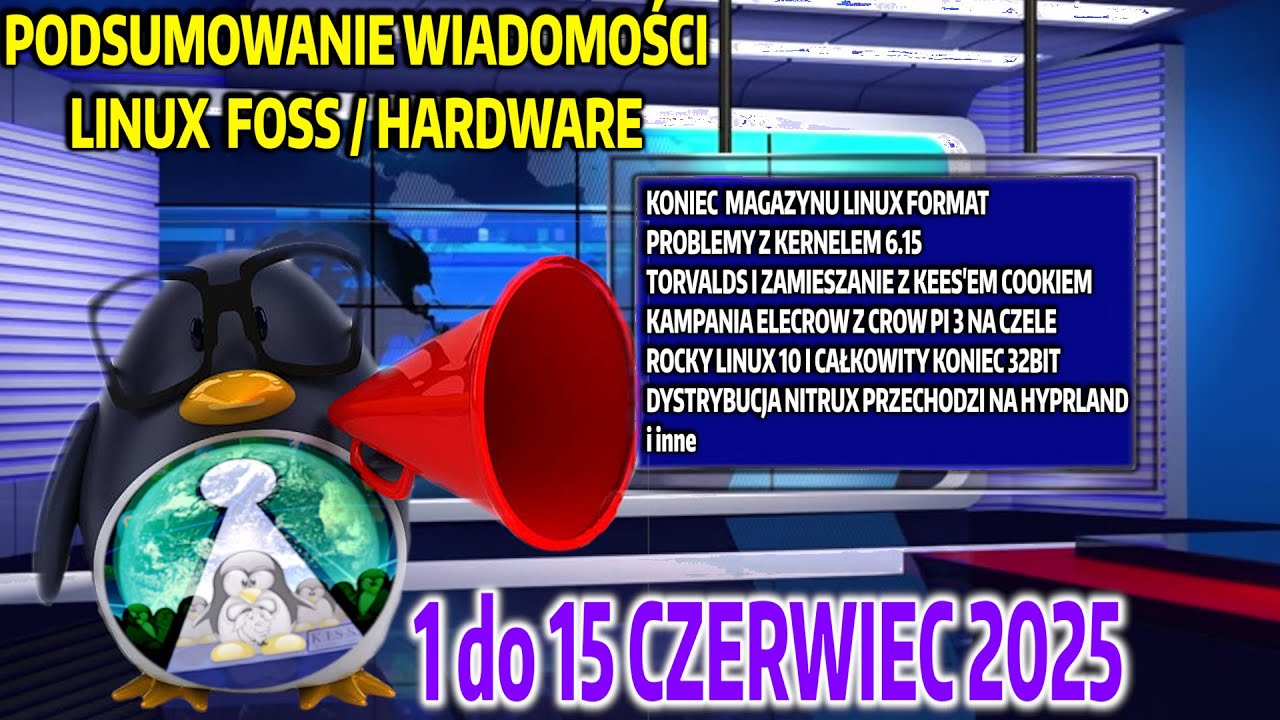 Technewsy Linux 1-15 Czerwca Nitrux porzuca KDE Plasma, koniec Linux Format nowe FreeBSD 14.3 i inne