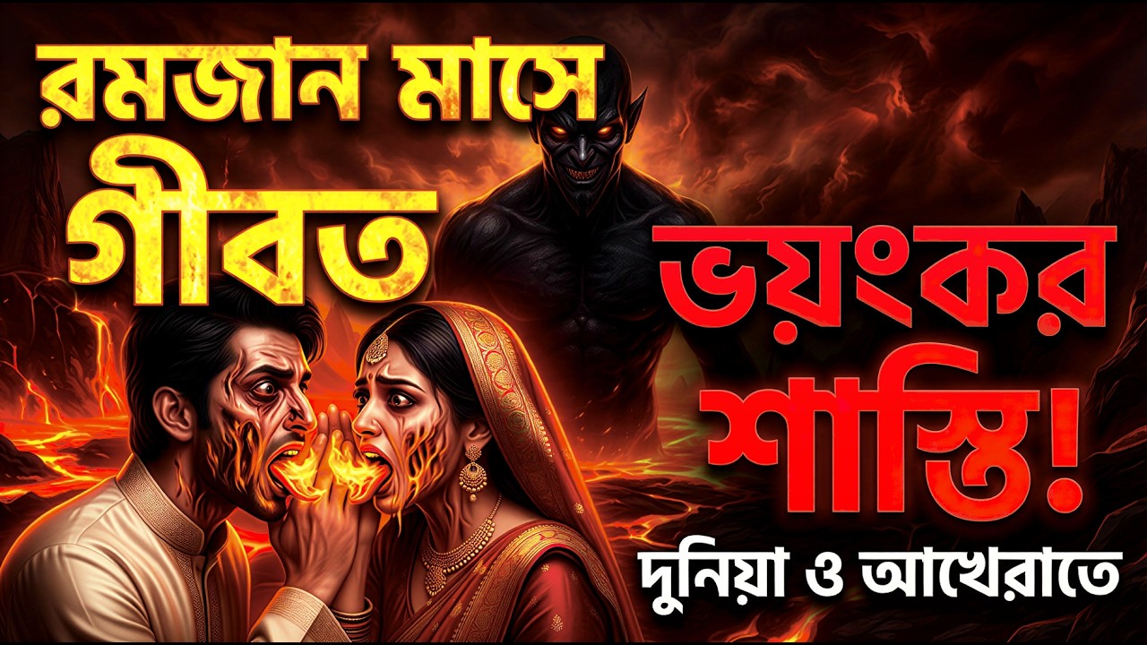 রমজান মাসে গীবত করার কারণে যে ভয়ংকর শাস্তি হবে দুনিয়ায় এবং আখেরাতে