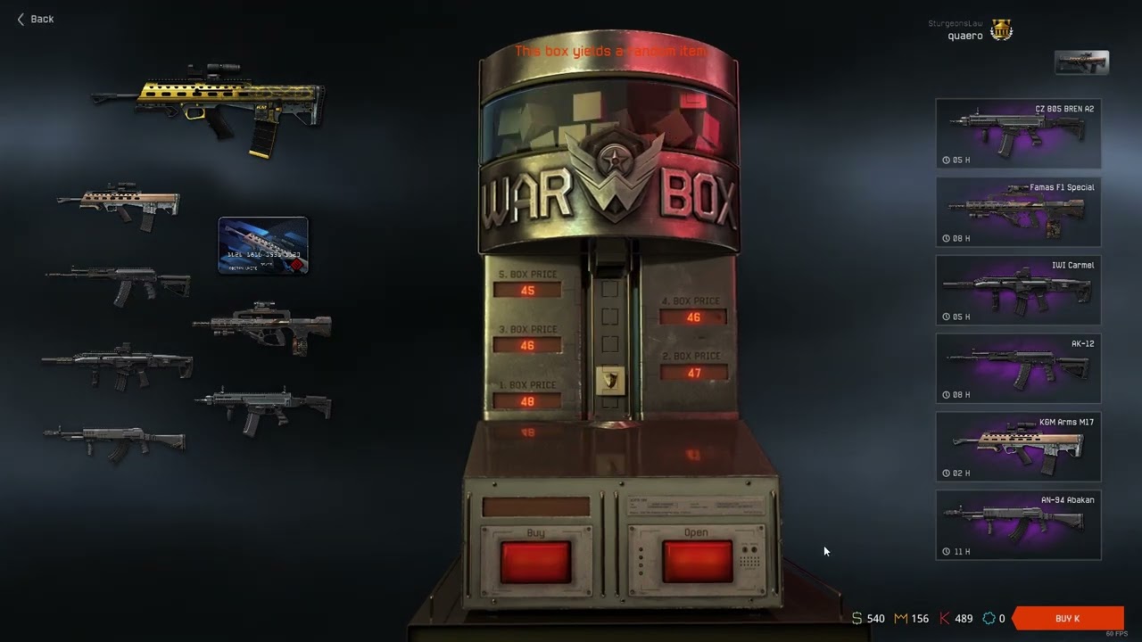 Warface - K&M Arms M17 Box Opening