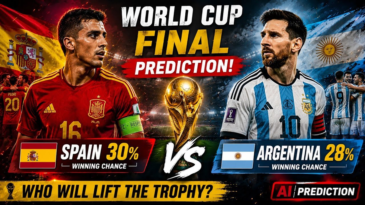 🏆 FIFA WORLD CUP FINAL PREDICTION! 😱 #spain 🇪🇸 vs #Argentina  🇦🇷 | WHO WILL WIN?#fifaworldcuponyt