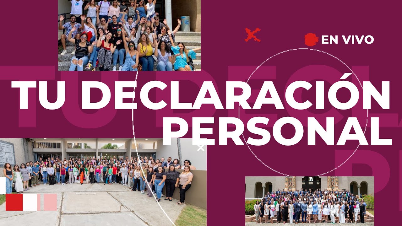 Taller: ¿Cómo redacto mi declaración personal?