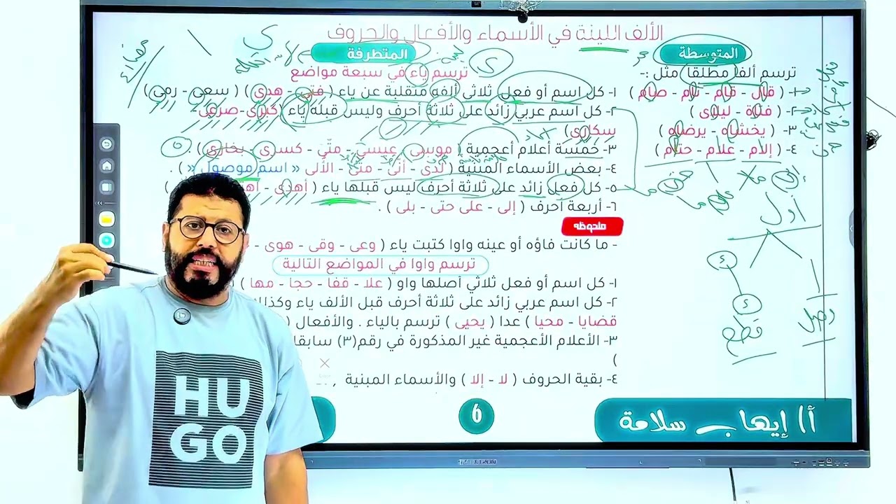 (الألف اللينة و الهمزة المتوسطة)  أ/ إيهاب سلامة #اكسبلور #النحو #ثانوية_عامة #الثانوية_العامة 