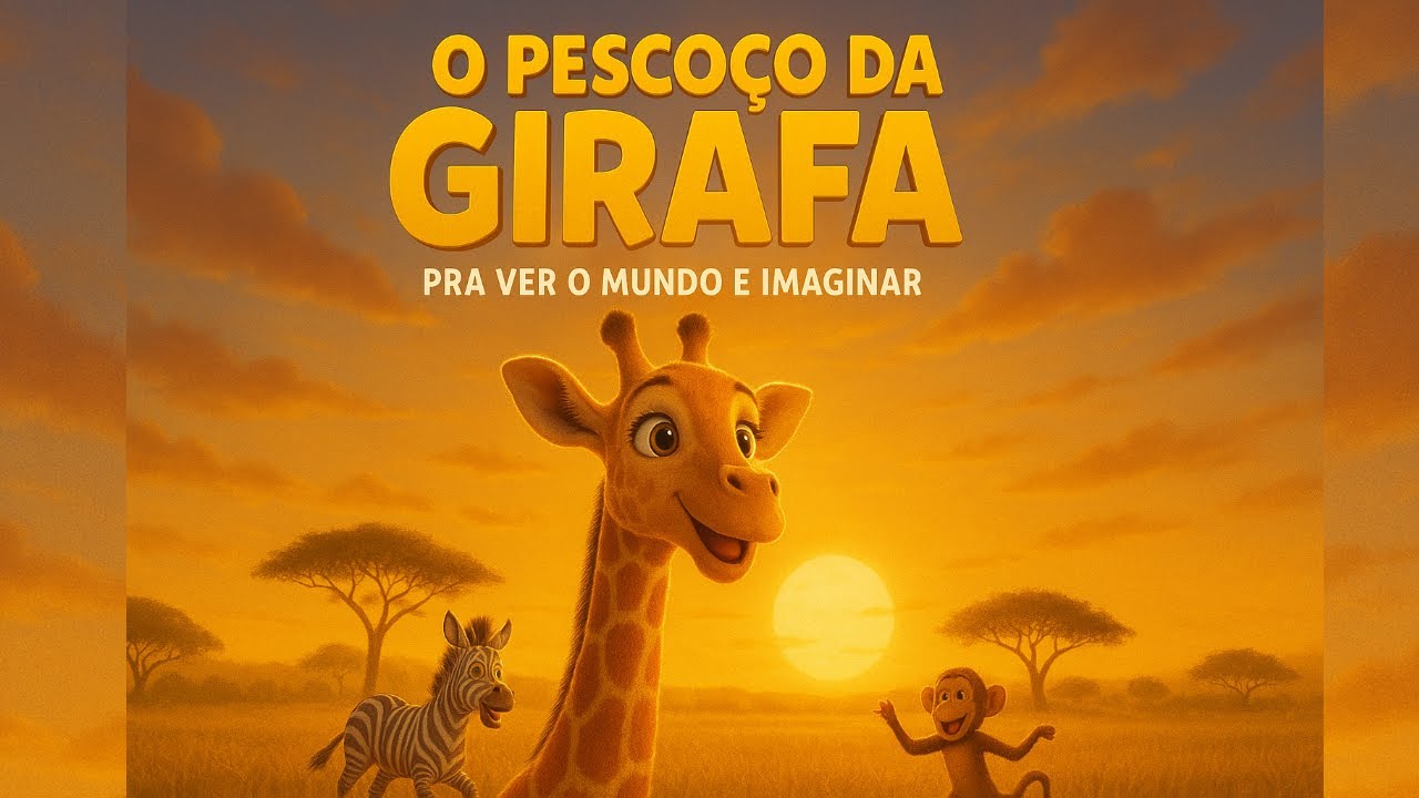 A Girafa Engraçada na Savana 🦒 | Música Infantil Animada e Educativa 🦒☀️