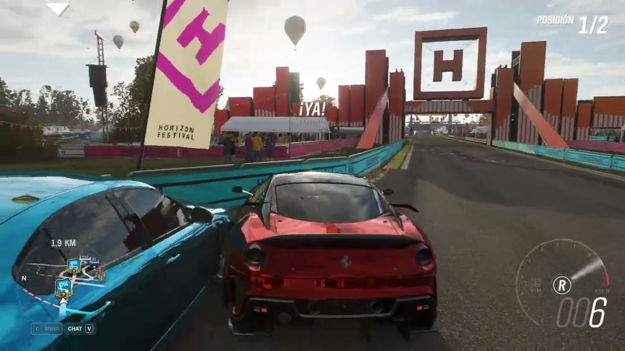 jugando Forza Horizon