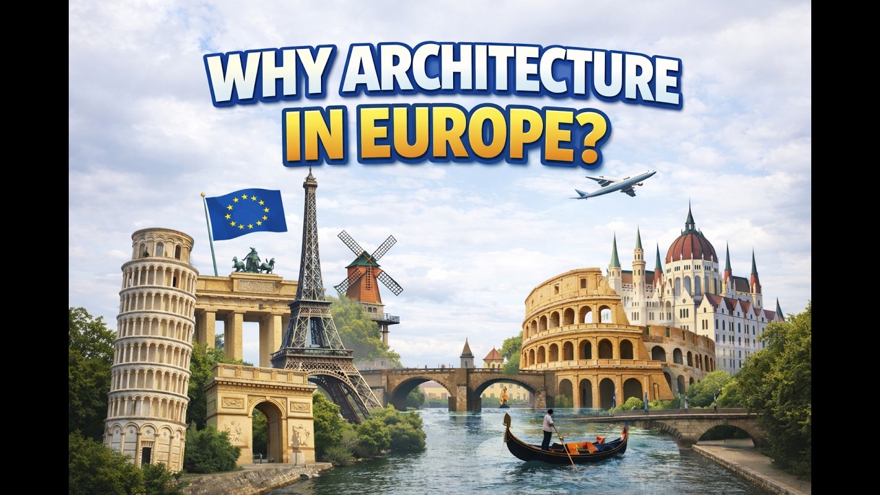 Why Architecture in Europe? 🧑‍🎓
