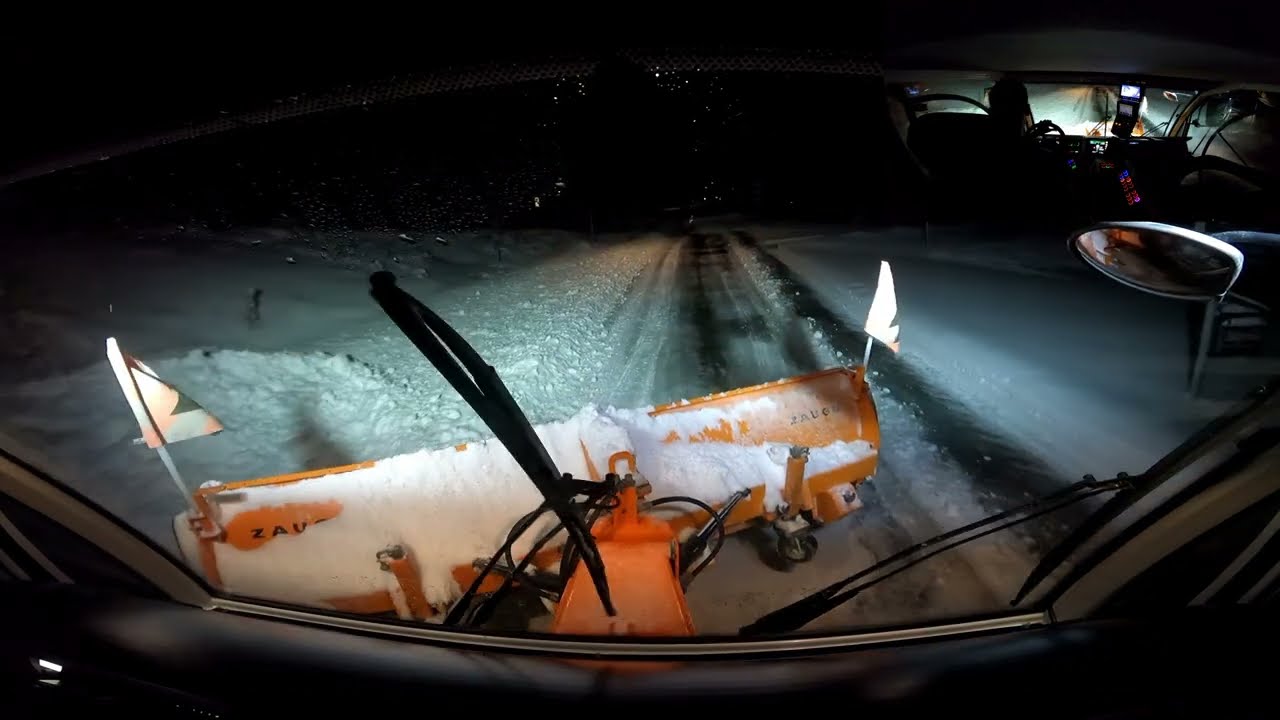 ❄️Winterdienst❄️ Schnee, soweit das Auger reicht❄️ 22.11.24🌨️Schiltrac Swisstrans🌨️