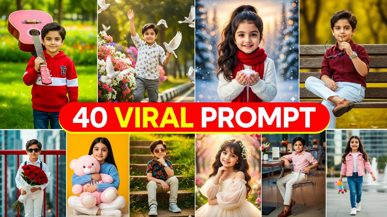 NEW BABY AI PHOTO EDITING IN GEMINI | TRENDING KIDS AI PHOTO EDITING | BABY AI PHOTO EDITING PROMPTS