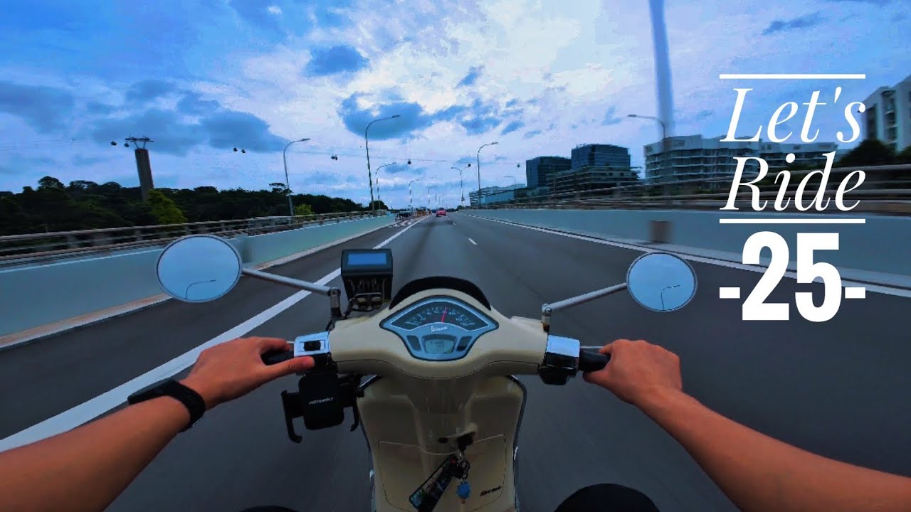 Planless Ride during Off Day|Singapore|Vespa|