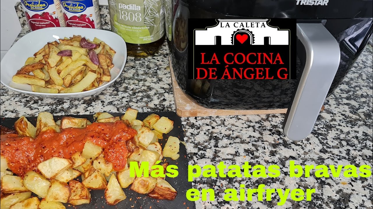 Mis patatas bravas en #airfryer #recetasfaciles