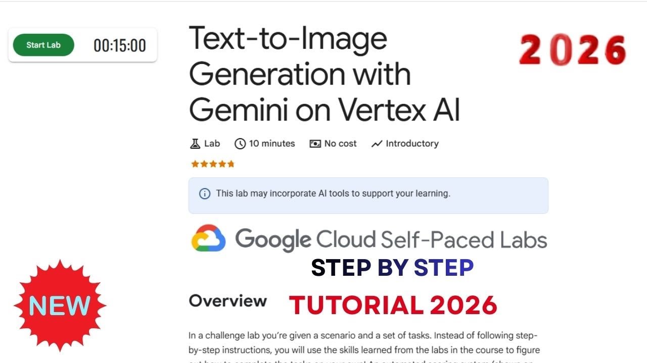 Text-to-Image Generation with Gemini on Vertex AI || 2026 || 