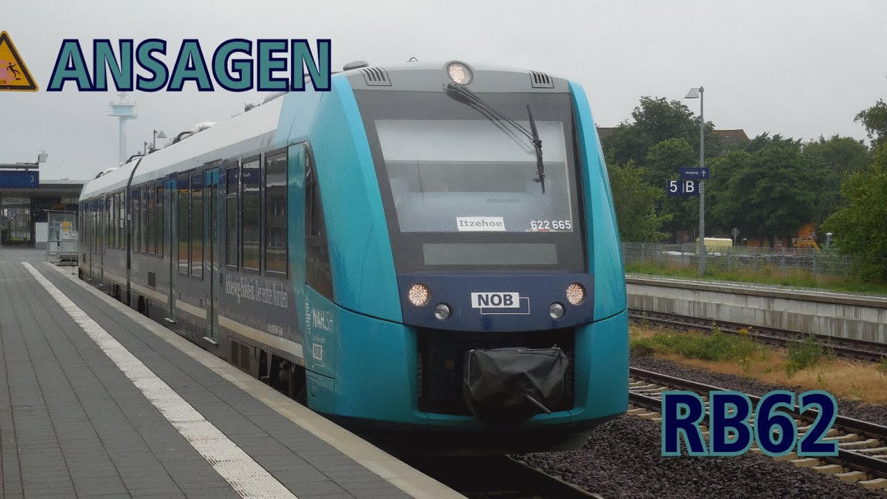 [DB Regio SH] Ansagen der RB62 Heide (Holst) - Itzehoe