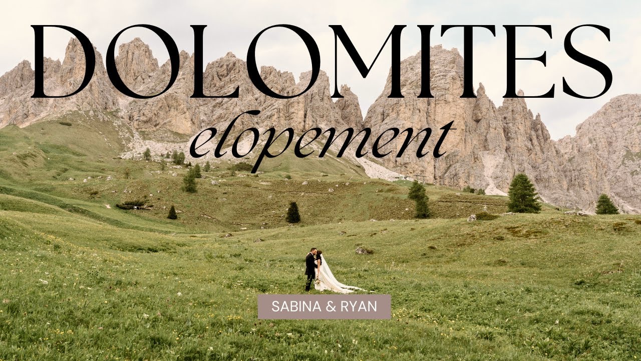 Sabina & Ryan's Elopement in the Dolomites