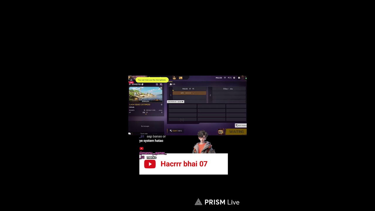 Hacrrr bhai 07  is live